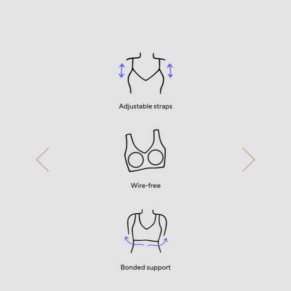 NWOT HONEYLOVE CrossOver Bra Tan Sz XL - Picture 8 of 9